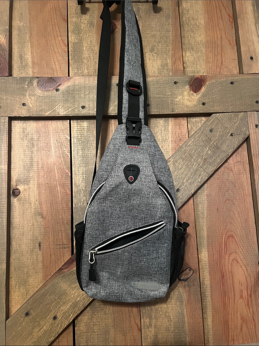 Gray Women's Crossbody Sling Backpack - Modern Everyday Carry